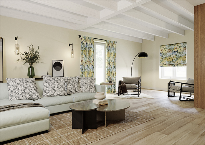 Amelia Faux Silk, Buttercup Mist - Made to Measure Curtain - Image 7